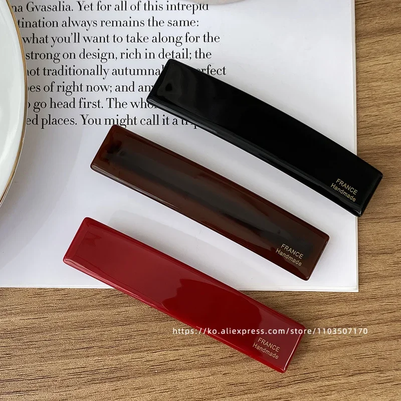 Elegant Princess Head ~ South Korea France a word clip spring clip, French side clip fringe ponytail clip half hairpin