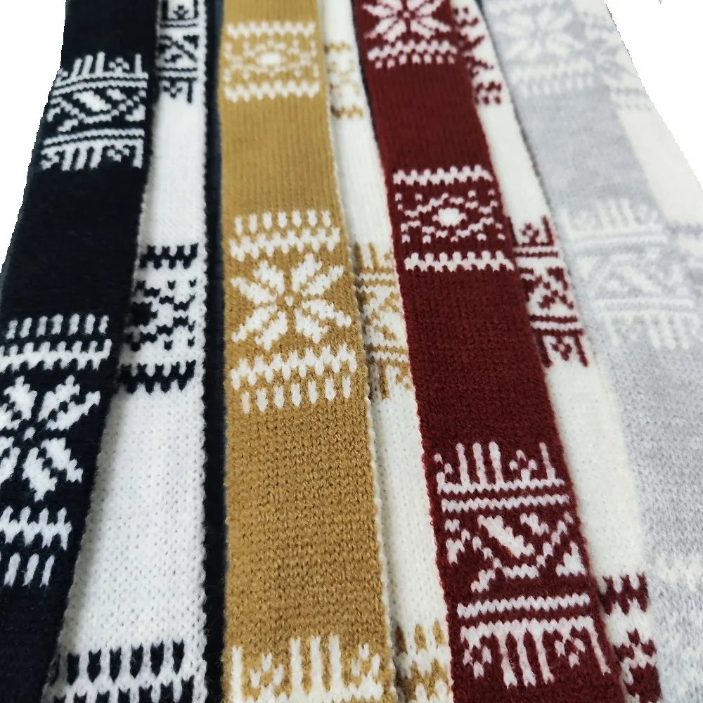 Striped Plush Scarf Women's Niche Design Sense Spice Girl Versatile Decoration Korean Version Thin and Narrow Long Scarf