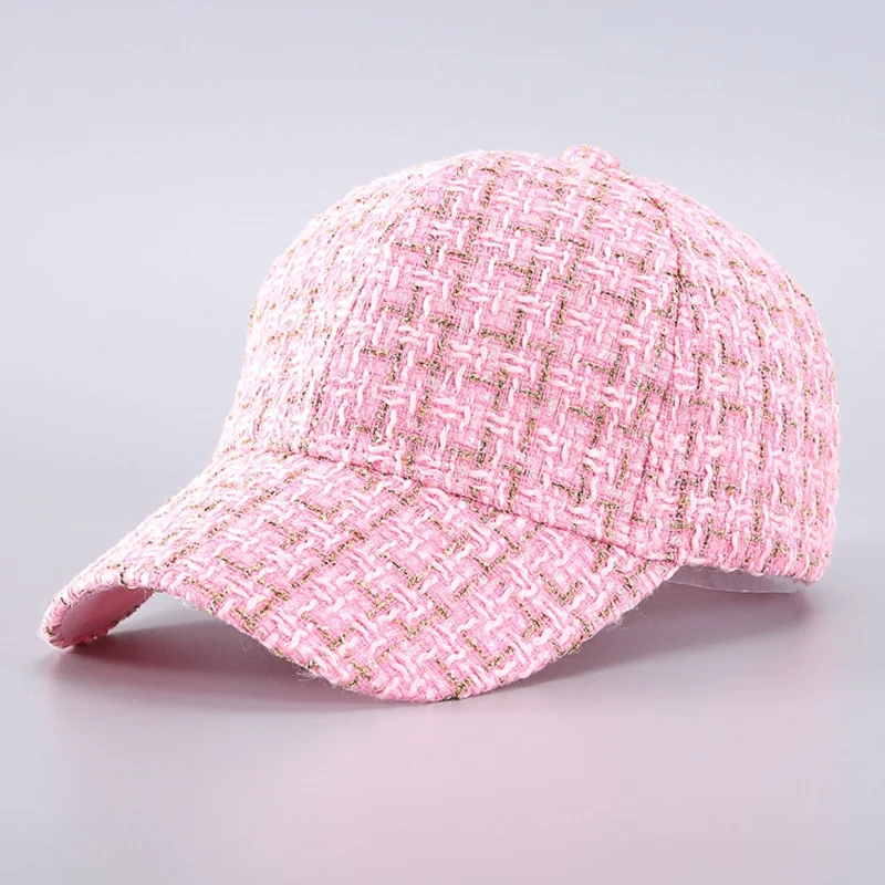 Plaid Baseball Cap - Lightweight, Adjustable, and Breathable for Autumn/Winter Outdoor Activities