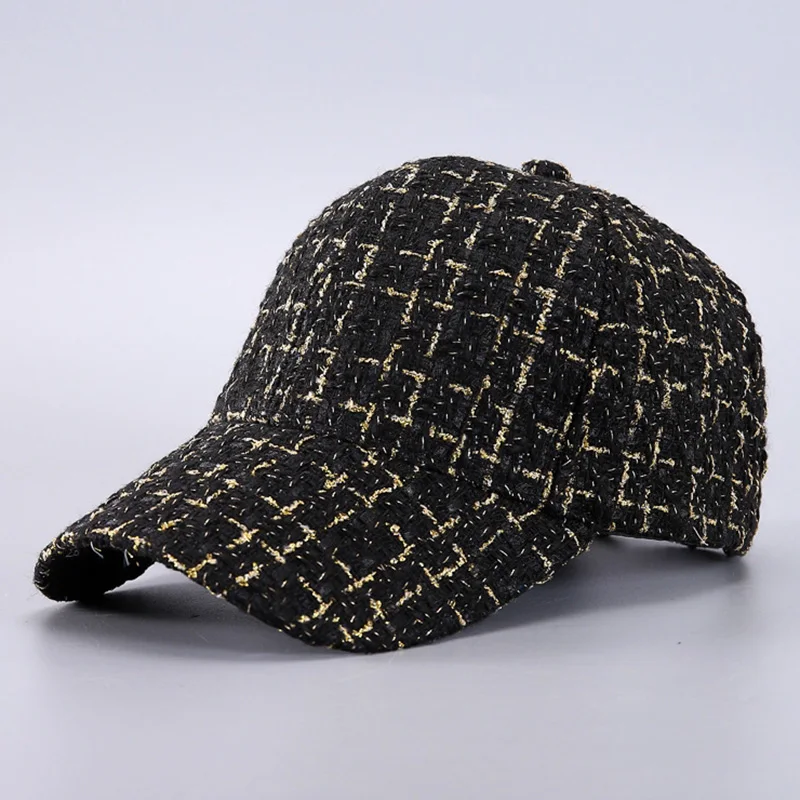 Plaid Baseball Cap - Lightweight, Adjustable, and Breathable for Autumn/Winter Outdoor Activities