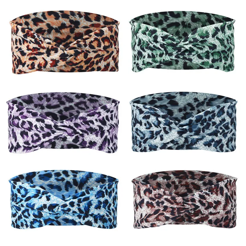 Women Knot Headband Yoga Sport Athletic Boho Knotted Headband Turban Criss Cross Twisted Head Wrap Hair Bands for Women Girl