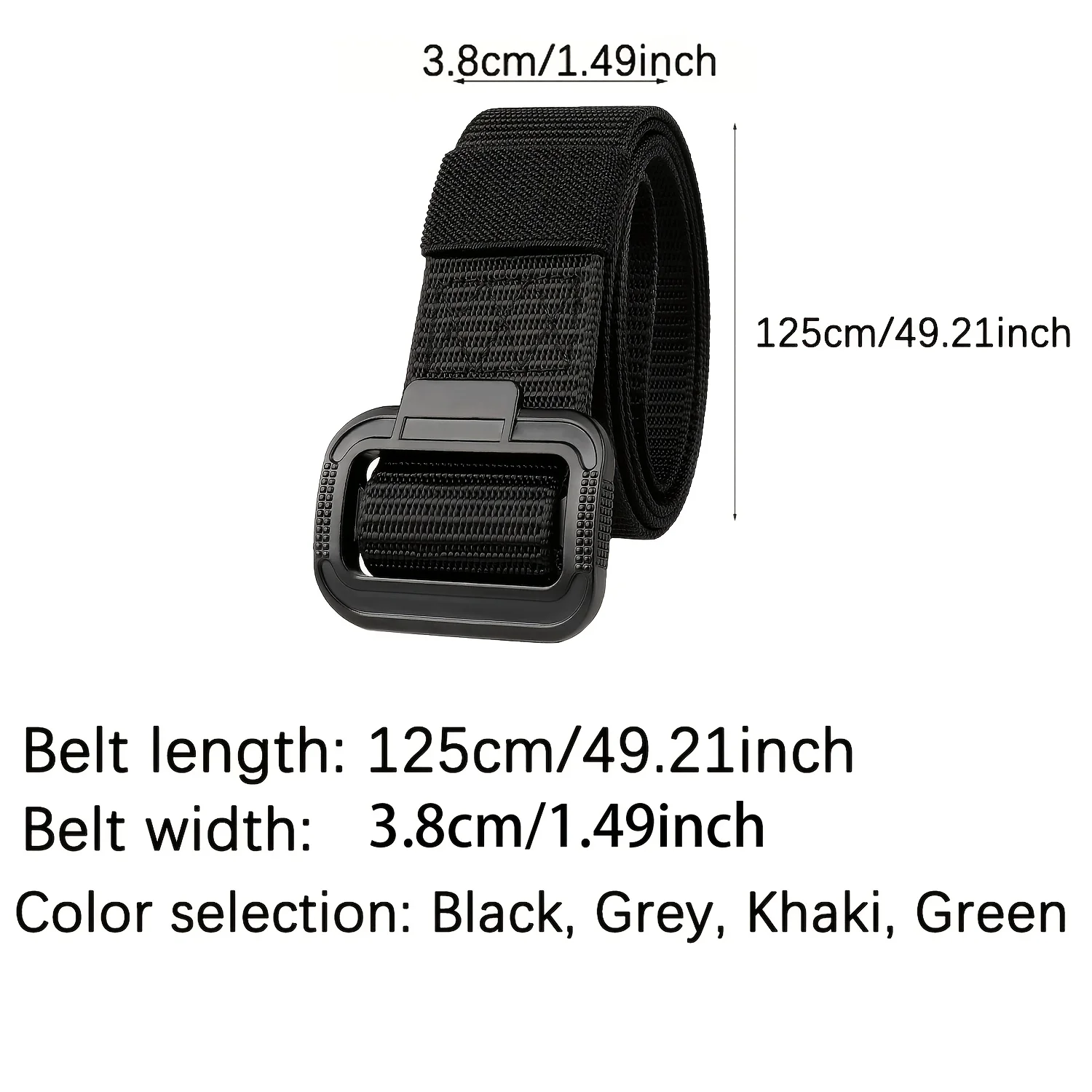 Men's Belt Universal Simple Outdoor Casual Jeans Belt Outdoor Breathable Waist Belt Alloy Buckle Versatile Belt,for Ideal Gifts