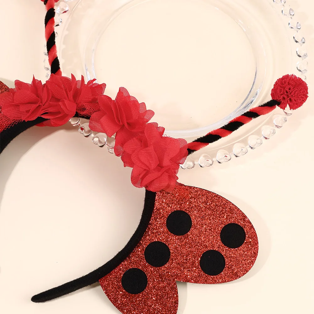 Bee Tentacle Hairband Children's Stage Performance Girl Boy Hair Hoop Cute Bendable Antenna Cosplay Accessories Cartoon Headwear
