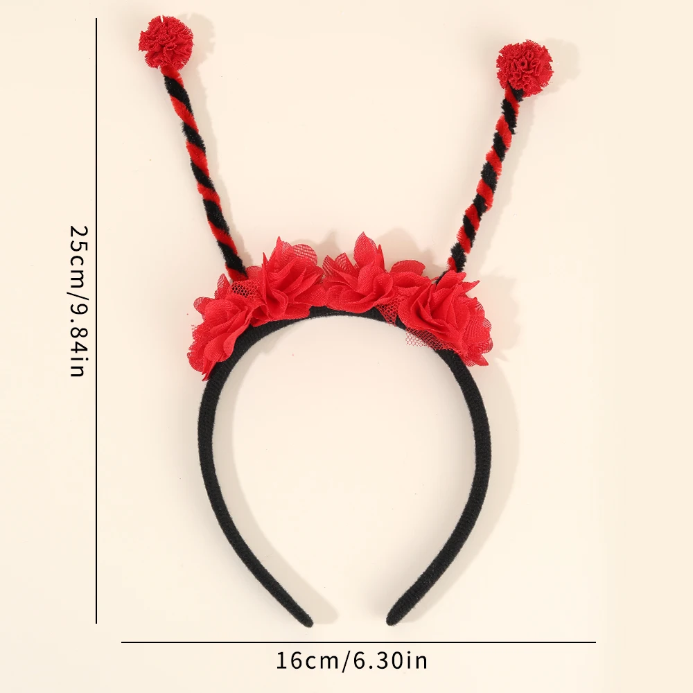 Bee Tentacle Hairband Children's Stage Performance Girl Boy Hair Hoop Cute Bendable Antenna Cosplay Accessories Cartoon Headwear