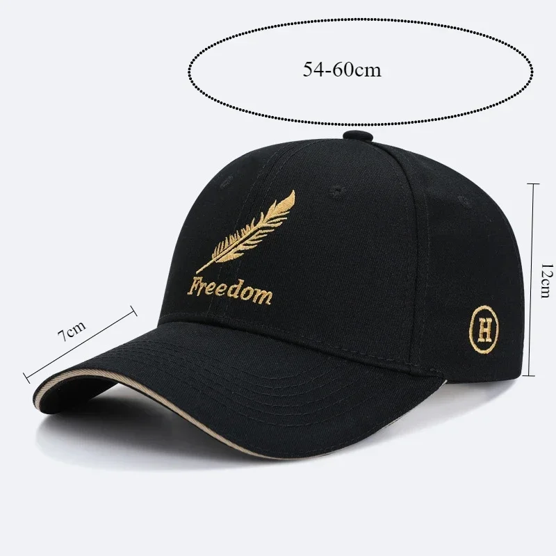 Spring and Autumn Hats for Men Korean Visors Summer Baseball Cap Sun Protection Caps Causal Breathable Outdoor Hat Mens Cap