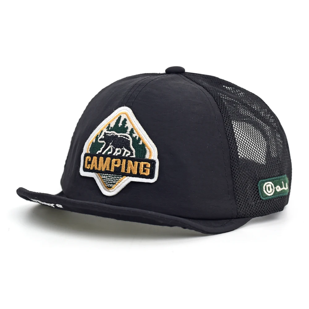 Big Size Summer Spring Short Brim Mesh Baseball Cap Men Women Breathable Dad Hat Adjustable Solid Trucker Style Low Profile Caps