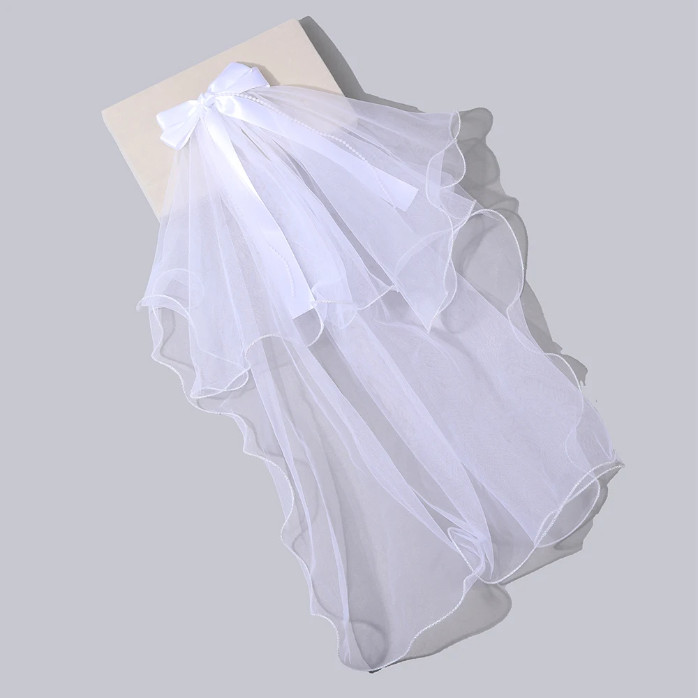 White Tulle Hair Clips For Girls Fairy Mesh Bow Large Hairpin Flower Barrette Summer Party Wedding Women Headdress Accessories