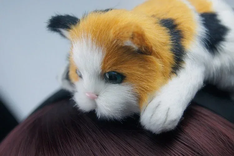 Hair Band Wool Felt Plush Toys Cute Hair Accessories Animal Simulation Crafts Cute Cat Headband Ladies Hair Accessories Party