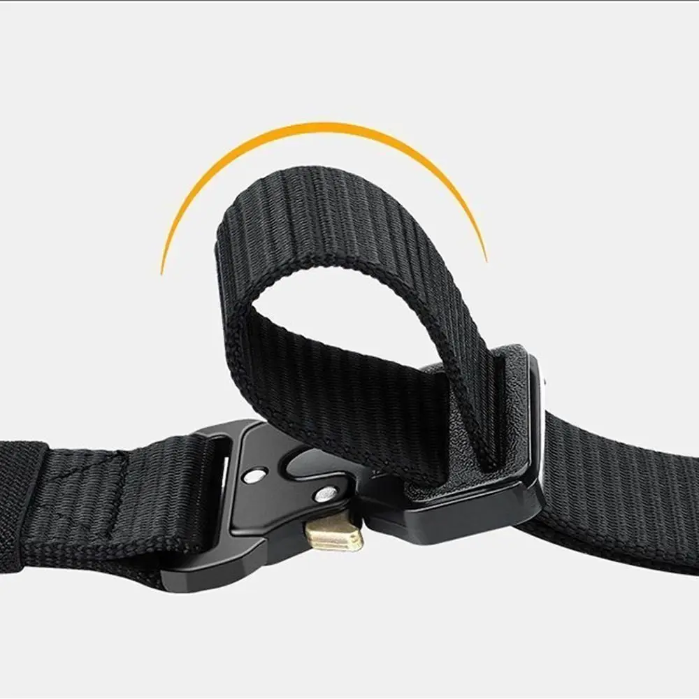 High Quality Outdoor Sport Men Belt Big Size Cloth Fabric Buckle Belt Combat Canvas Belt Outdoor Hunting