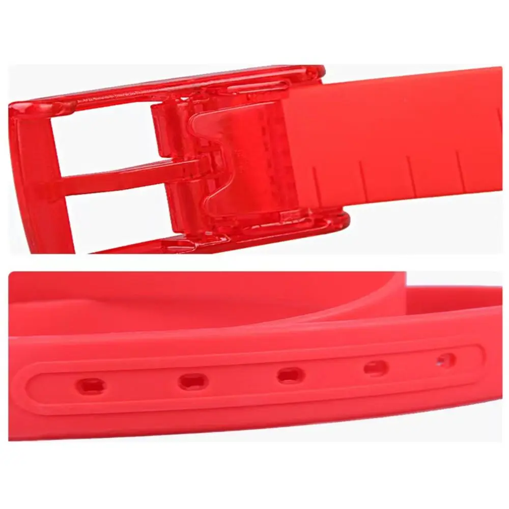Silicone Belt Square Pin Buckle Belts for Jeans Pants Chic Metal free Waistband Luxury Brand Design