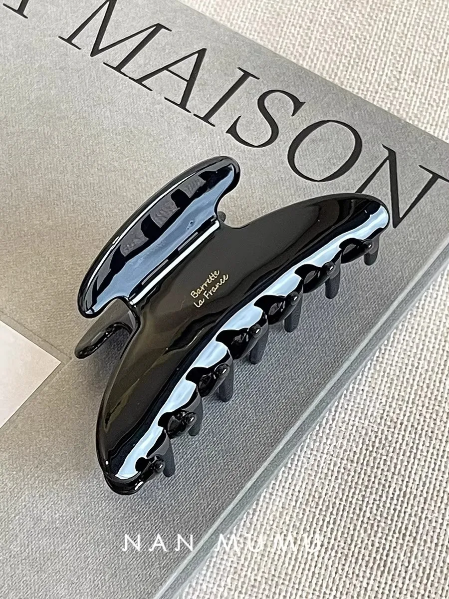 New Retro Korean Acetate Hair Claw Large Crab Hair Clips Shark Clip Simple Hairpin Fashion Hair Accessories for Woman Girls