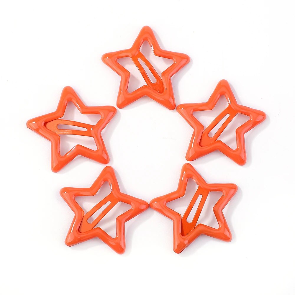 2/10Pcs Silver Star Y2K BB Hair Clips Women Grils Cute Metal Star Hair Clips Side Barrettes Hair Accessories Headwear