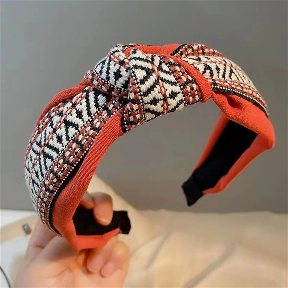 Knotted Wide Hairbands For Women Girl Headbands Fashion Fabric Hair Bands Female Bohemia Hair Hoop Hair Accessories Gift