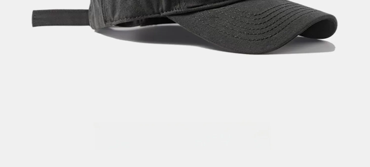 Fashion P Letter Baseball Caps Male Large Size 60cm 63cm Snapback Hats Female Ins Tide Soft Top Big Head Circumference Sun Hat