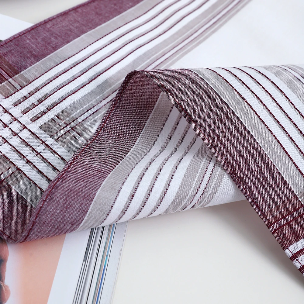 12 Packs of Men's Pure Cotton Handkerchiefs, Soft and Comfortable Handkerchiefs, Wedding Groom's Souvenirs, Sweat-Wiping Flap Pocket Pants Towels