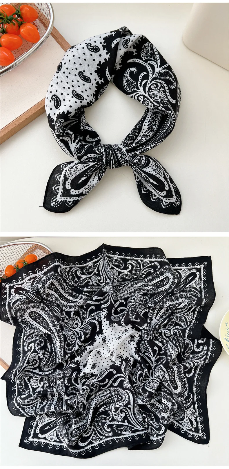 65*65cm Headband Hairband Bandanas Hair Scarf Square Scarf Hairscarf Headscarf Turban Shawl Wrap