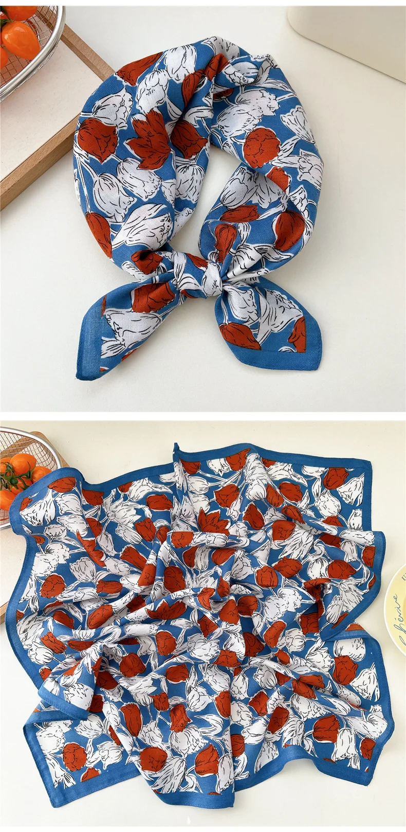 65*65cm Headband Hairband Bandanas Hair Scarf Square Scarf Hairscarf Headscarf Turban Shawl Wrap