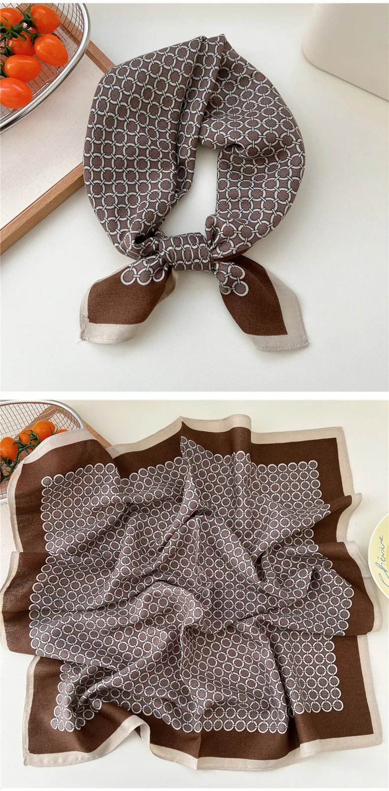 65*65cm Headband Hairband Bandanas Hair Scarf Square Scarf Hairscarf Headscarf Turban Shawl Wrap