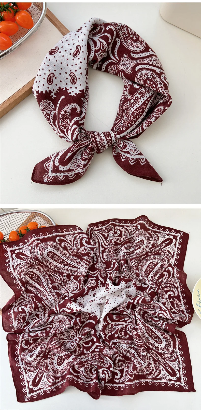 65*65cm Headband Hairband Bandanas Hair Scarf Square Scarf Hairscarf Headscarf Turban Shawl Wrap