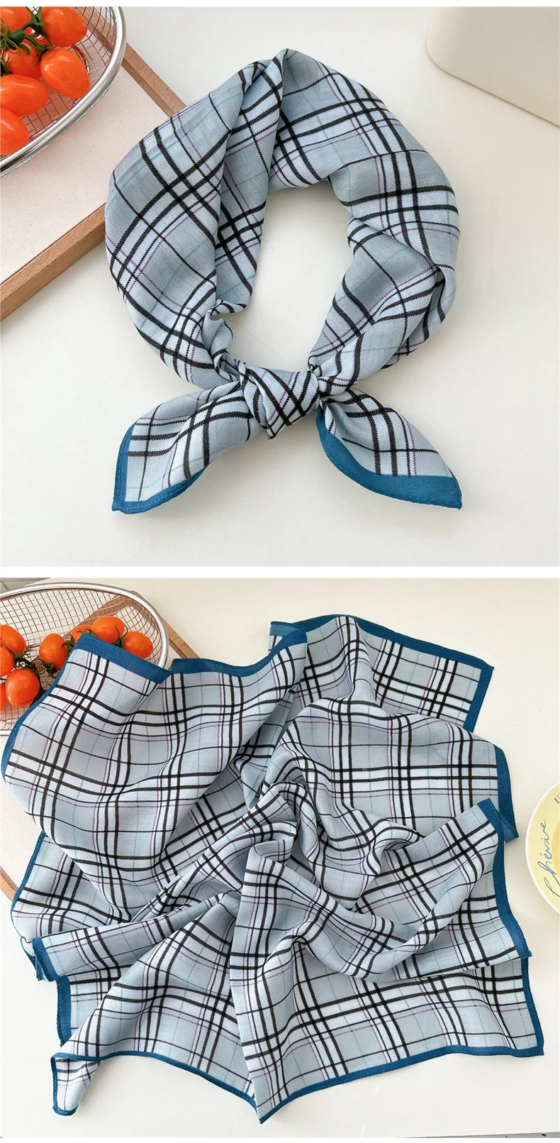 65*65cm Headband Hairband Bandanas Hair Scarf Square Scarf Hairscarf Headscarf Turban Shawl Wrap