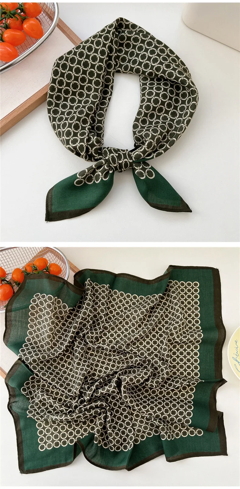 65*65cm Headband Hairband Bandanas Hair Scarf Square Scarf Hairscarf Headscarf Turban Shawl Wrap