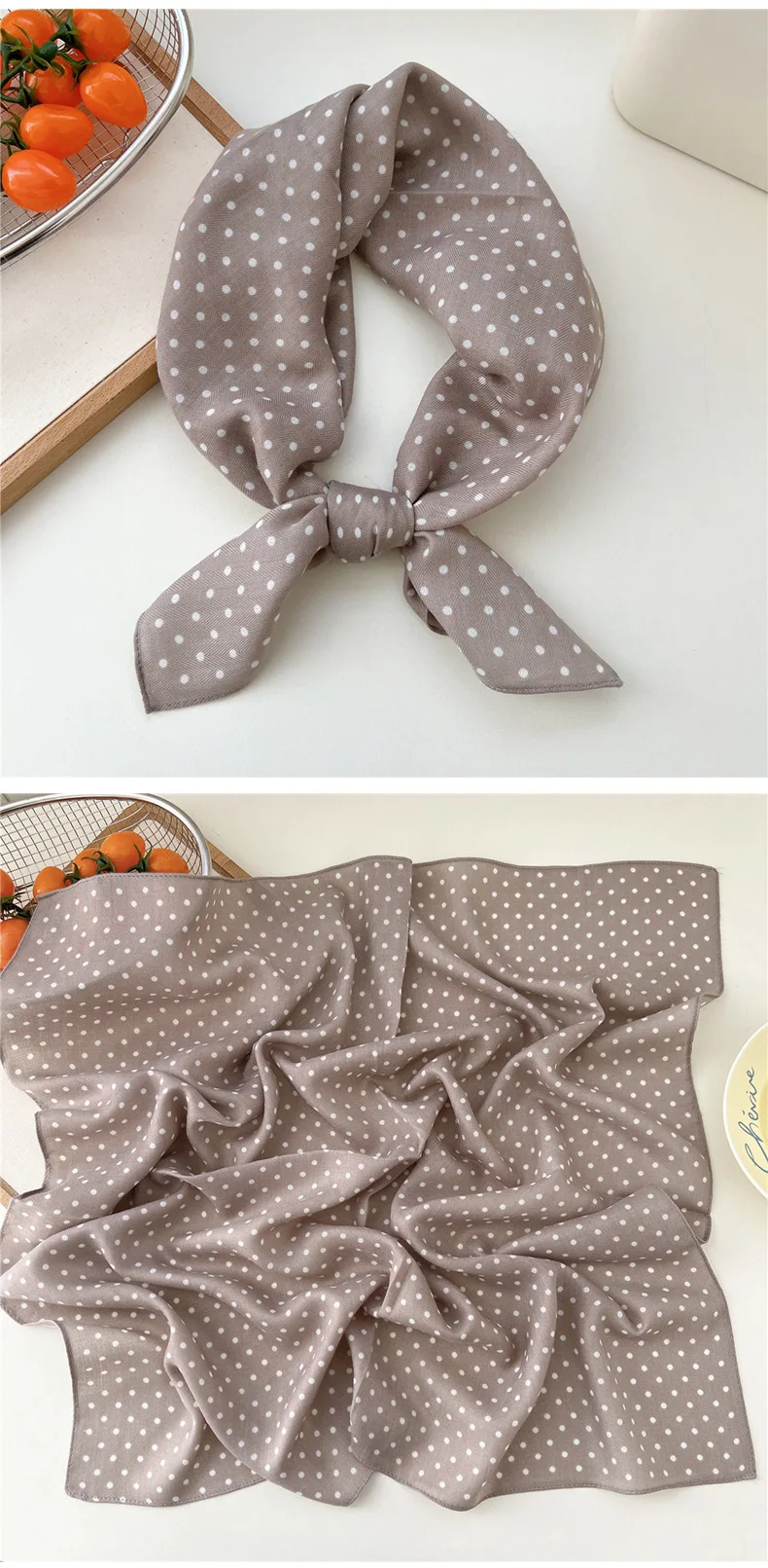 65*65cm Headband Hairband Bandanas Hair Scarf Square Scarf Hairscarf Headscarf Turban Shawl Wrap