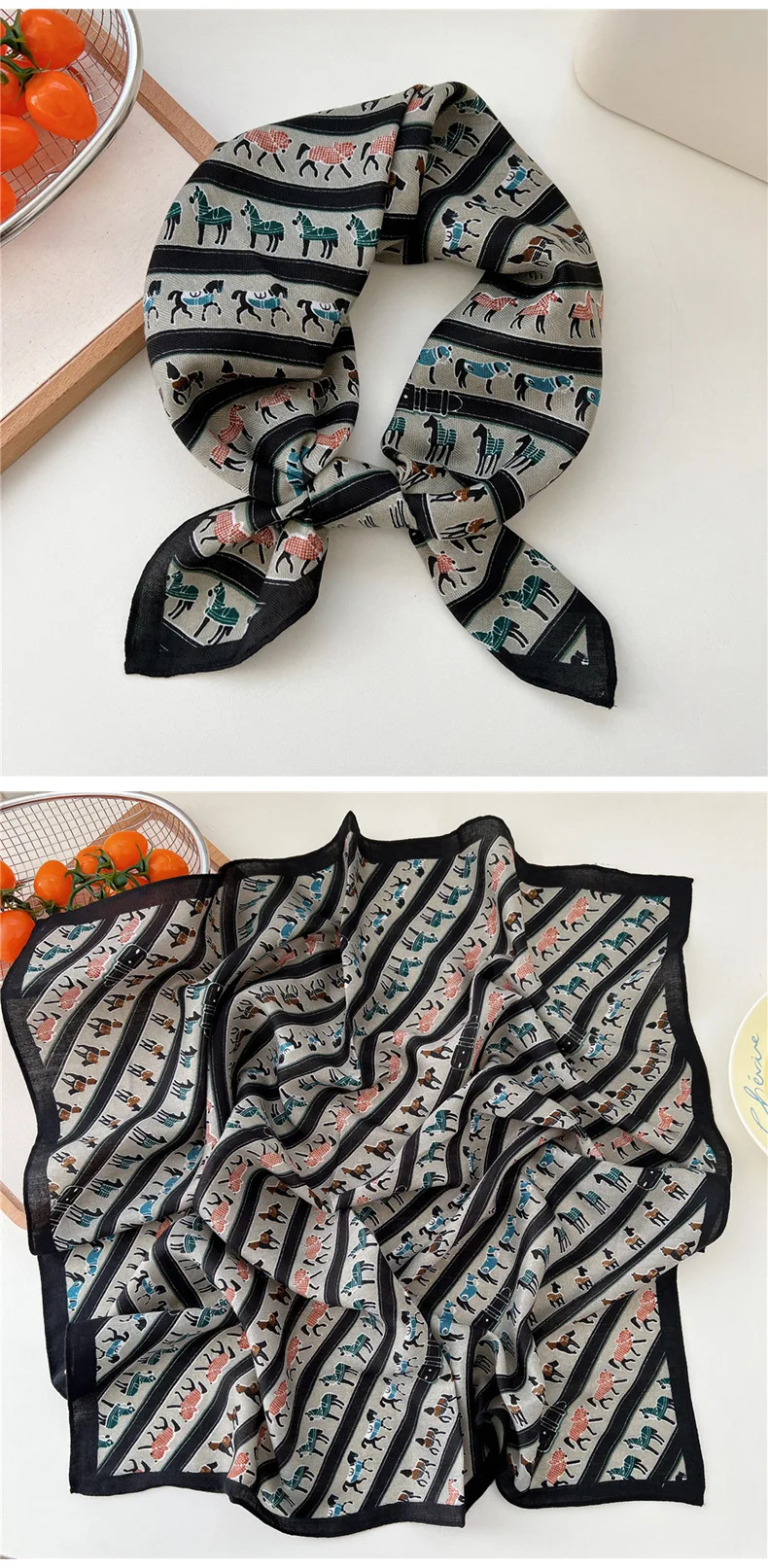65*65cm Headband Hairband Bandanas Hair Scarf Square Scarf Hairscarf Headscarf Turban Shawl Wrap