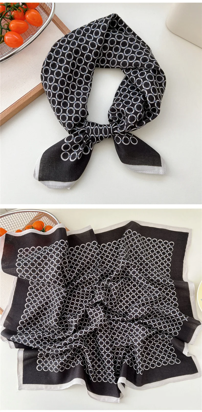 65*65cm Headband Hairband Bandanas Hair Scarf Square Scarf Hairscarf Headscarf Turban Shawl Wrap