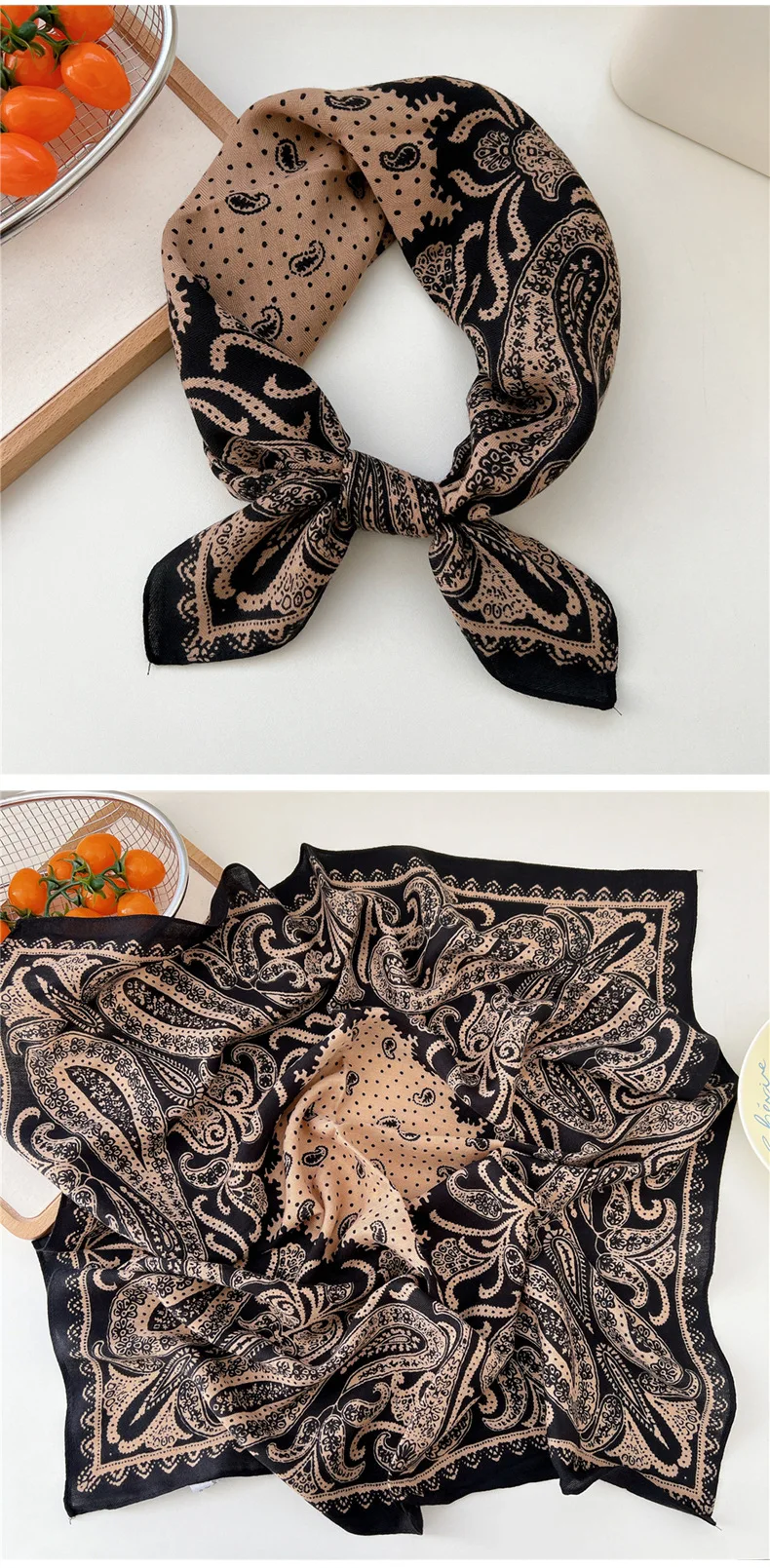 65*65cm Headband Hairband Bandanas Hair Scarf Square Scarf Hairscarf Headscarf Turban Shawl Wrap