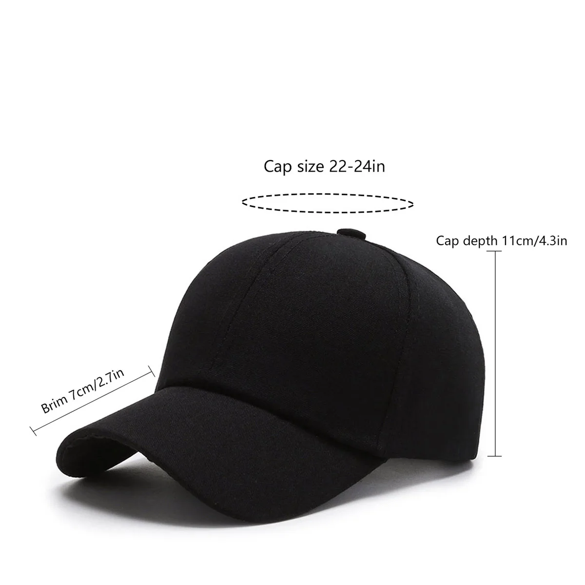 Unisex Hat Plain Curved Sun Visor Hat Outdoor Dustproof Baseball Solid Color Fashion Adjustable Leisure Caps Men Women