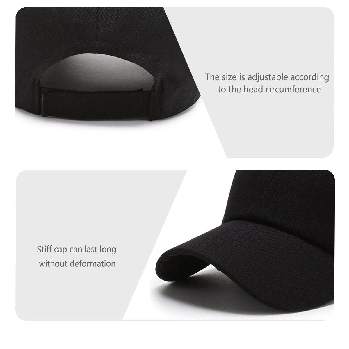 Unisex Hat Plain Curved Sun Visor Hat Outdoor Dustproof Baseball Solid Color Fashion Adjustable Leisure Caps Men Women