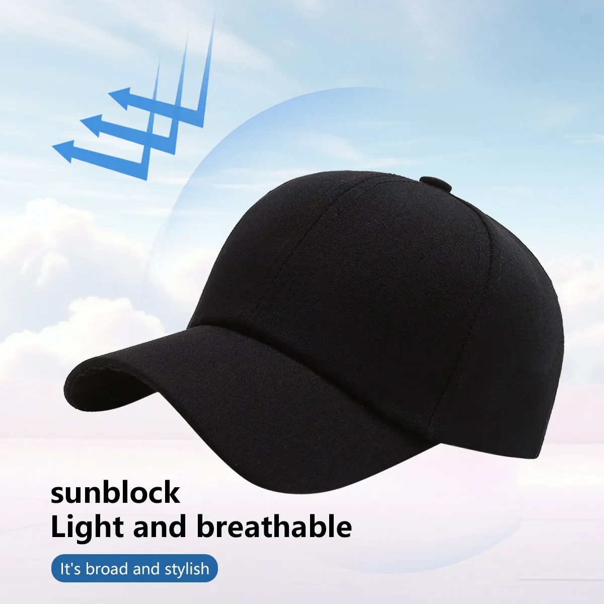 Unisex Hat Plain Curved Sun Visor Hat Outdoor Dustproof Baseball Solid Color Fashion Adjustable Leisure Caps Men Women