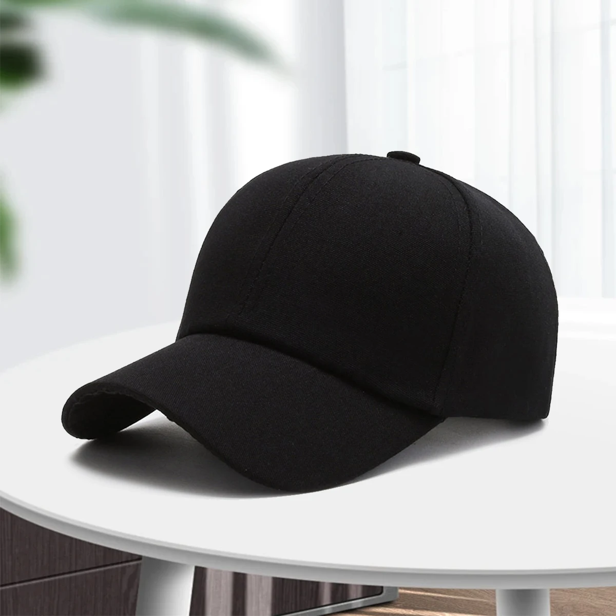 Unisex Hat Plain Curved Sun Visor Hat Outdoor Dustproof Baseball Solid Color Fashion Adjustable Leisure Caps Men Women