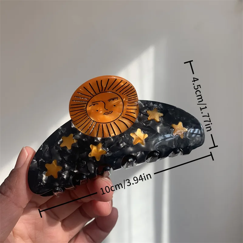 1 Pcs women's Hair claws Flower Snail Angel Cute Personalized Versatile Hair grabs High Quality Luxury Brand Hair Accessories