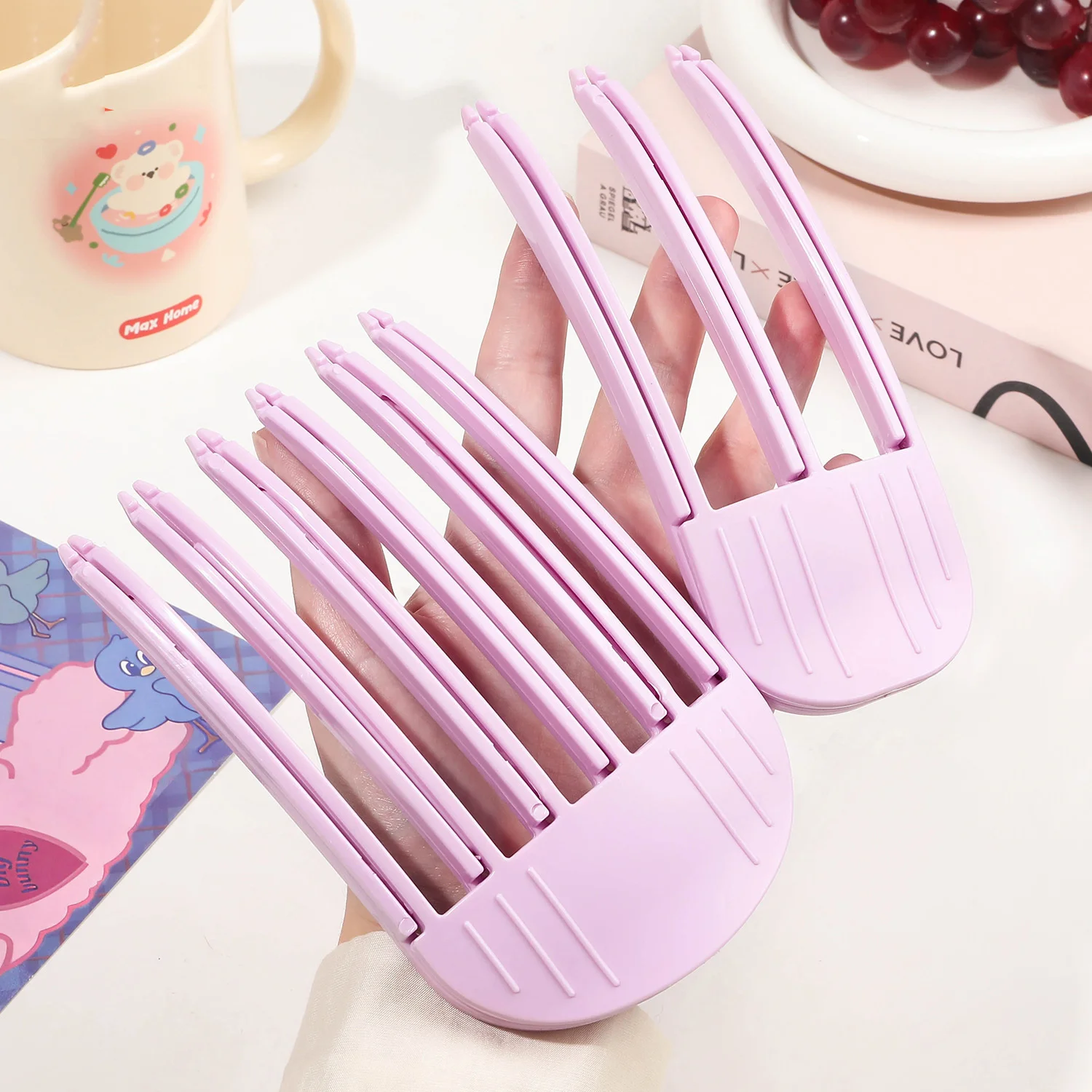 Fluffy Hairpin Hair Roller Curling Bangs Clips Hair Roots Volumizing Hair Clips Women Curling Fixed Shape Clips Fashion Volume