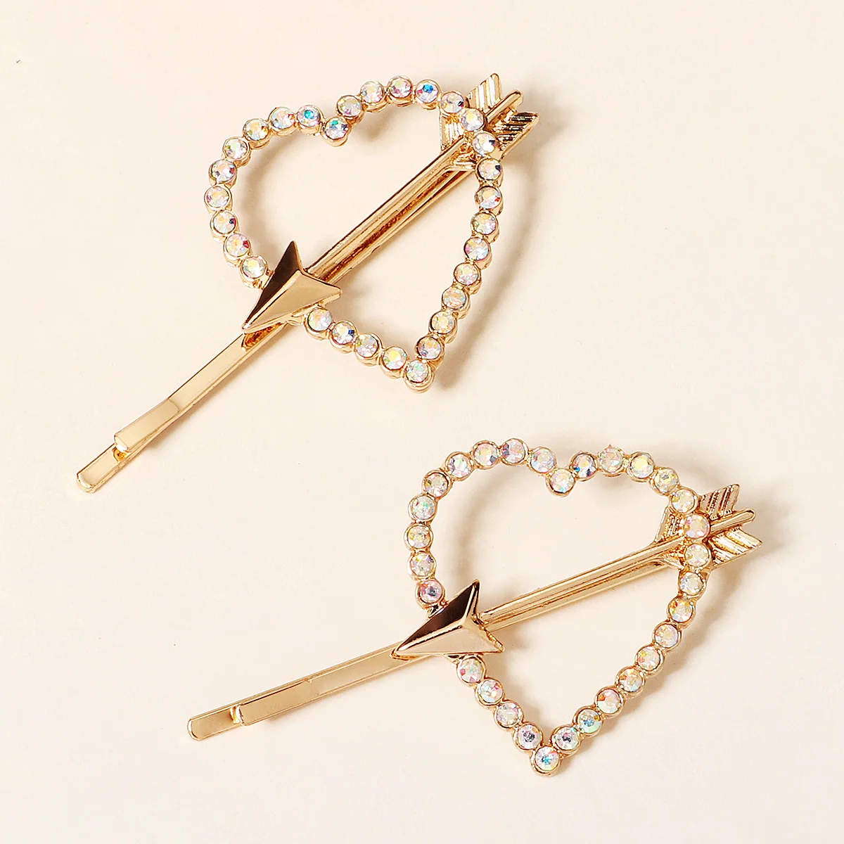 Delicate Rhinestone Sparkling Hair Clip Fashion Bangs Side Clip For Women Daily Girls Hair Accessories As Gifts