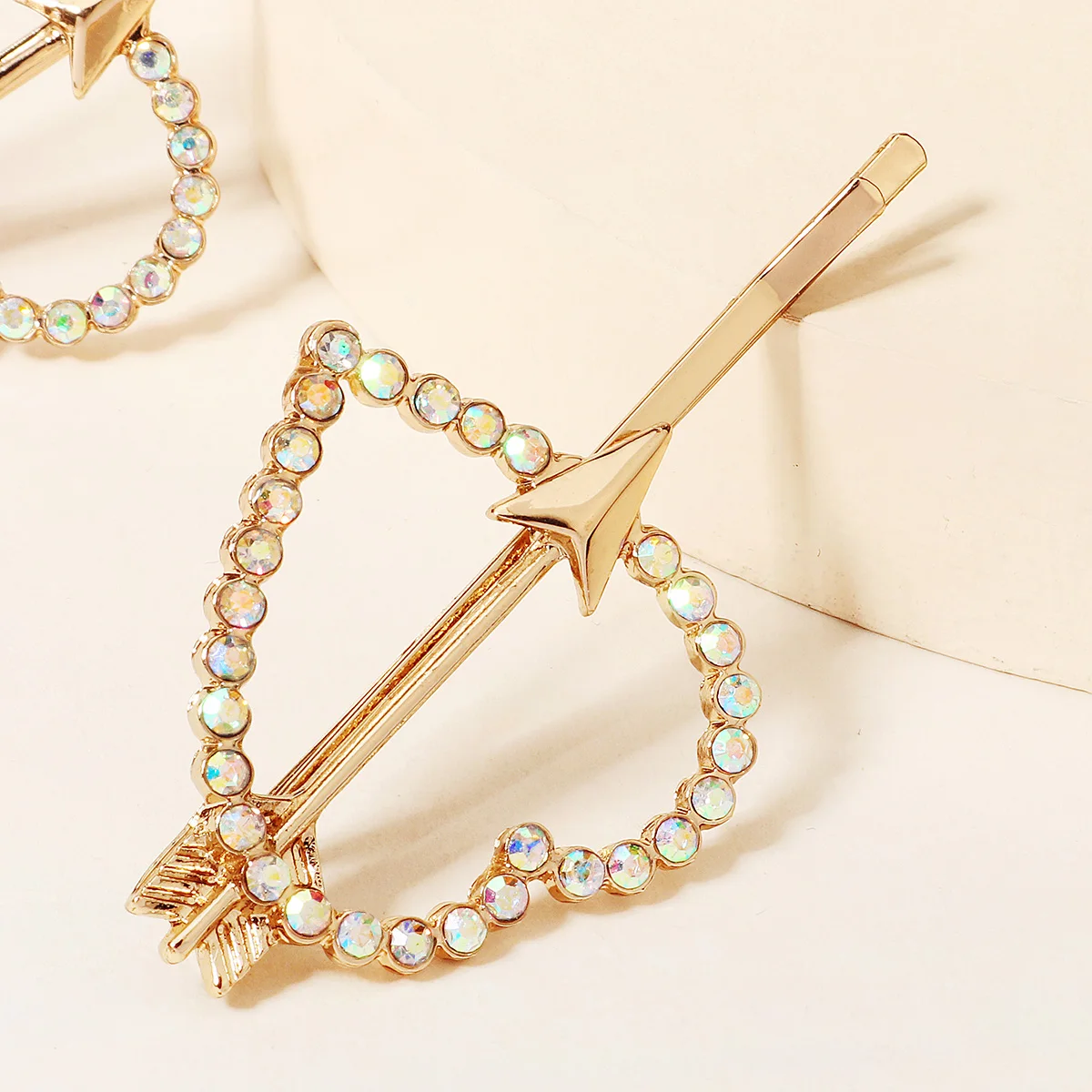 Delicate Rhinestone Sparkling Hair Clip Fashion Bangs Side Clip For Women Daily Girls Hair Accessories As Gifts