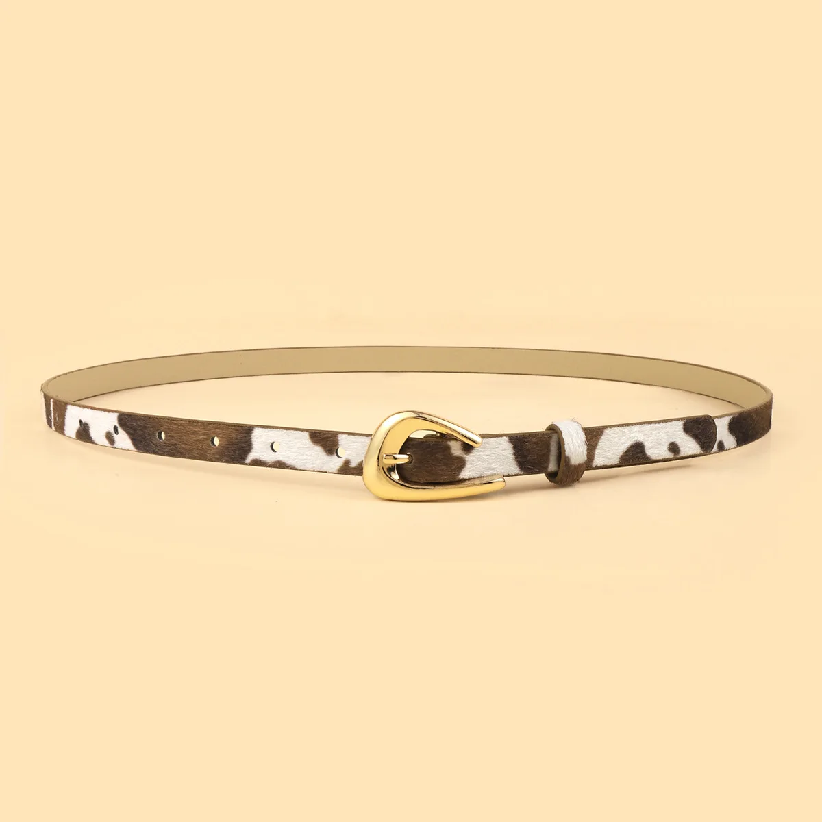 Coffee White Pattern Women's Belt Gothic Retro Dress Jeans Accessories Trouser Girdle Metallic Gold Pin Buckle Black Waistband