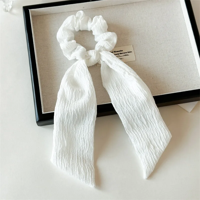 2025 New Year Japanese Mori Girl Style Cute Hair Ribbons For Women Fresh Aesthetic Hair Scrunchies Ribbons For Pigtail