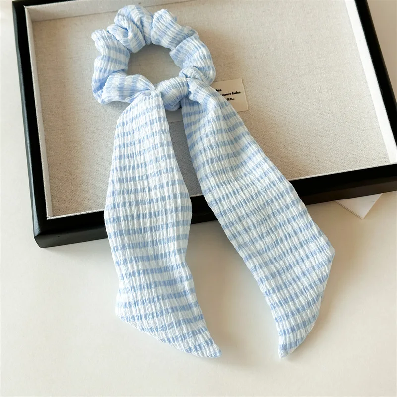 2025 New Year Japanese Mori Girl Style Cute Hair Ribbons For Women Fresh Aesthetic Hair Scrunchies Ribbons For Pigtail