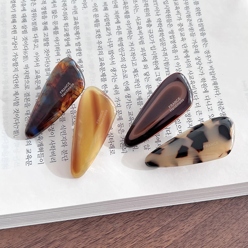 Korean FRANCE triangular duckbill clip French side bangs clip hair accessory