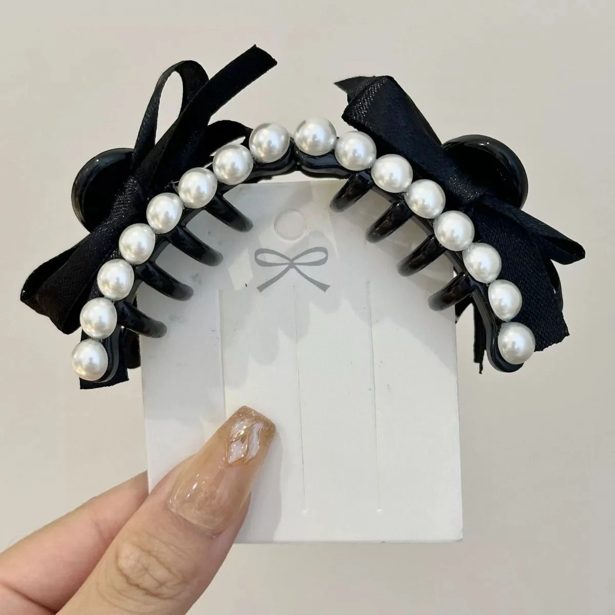 2Pcs Women Small Bow Hair Claw Clips Sweet Princess Headwear Fringe Hair Clips Barrettes for Girls Fashion Hair Accessories