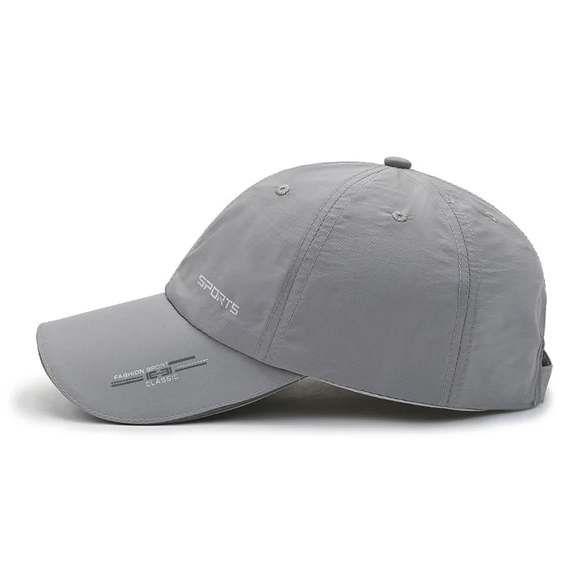 Quick Drying Solid Baseball Cap, Sunscreen Breathable Adjustable Cycling Hiking Fishing Sports Trucker Hat For Women & Men