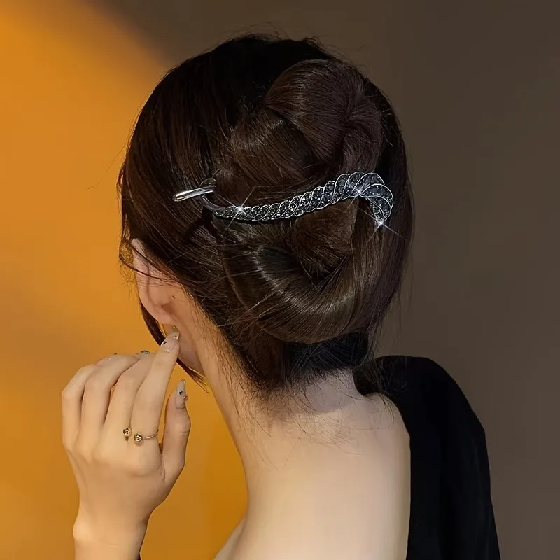 1/2 Pcs Fashion Exquisite Diamond Encrusted Hairpins For Women Girls Party Hair Accessories