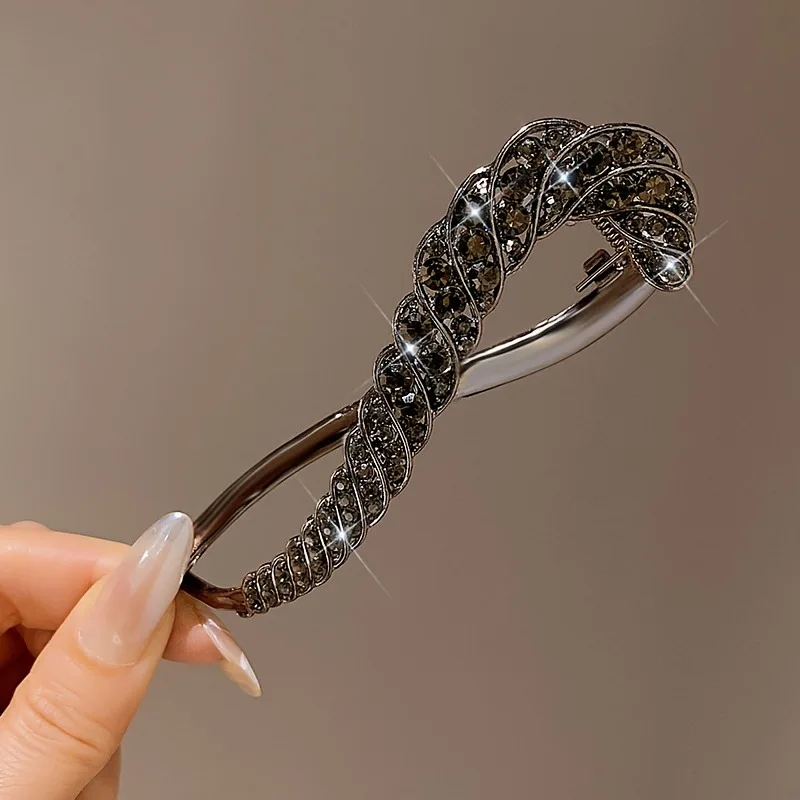 1/2 Pcs Fashion Exquisite Diamond Encrusted Hairpins For Women Girls Party Hair Accessories