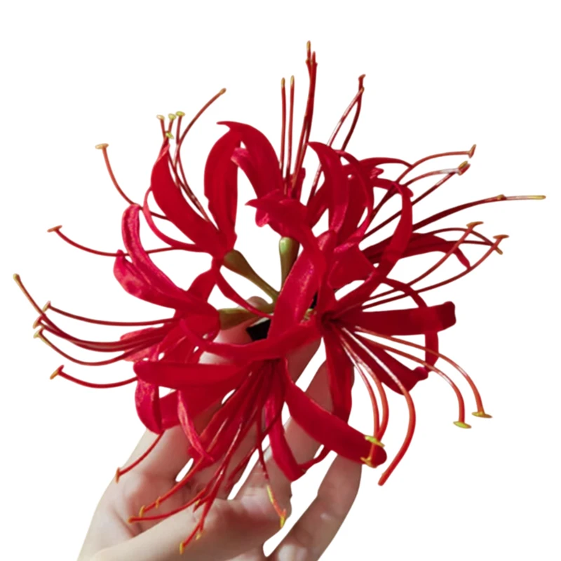 Super Delicate Flower Hair Clip Seaside Atmosphere Clip Photo Hair Accessories Duckbill Clip Lily Hairpins Side Clips