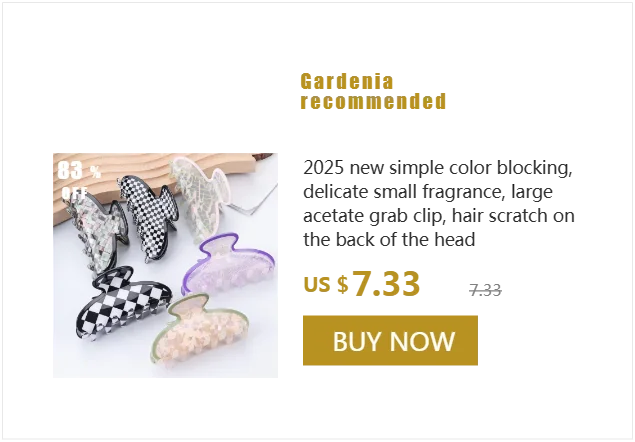 European and American new rhinestone spring clamp rhinestone disc hair luxury high-end spring ponytail clip