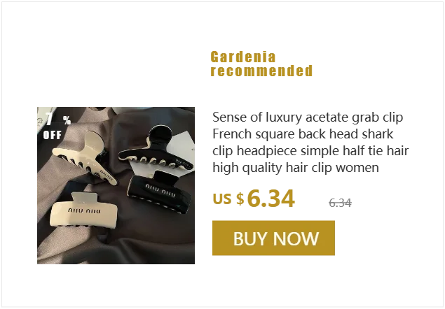 European and American new rhinestone spring clamp rhinestone disc hair luxury high-end spring ponytail clip
