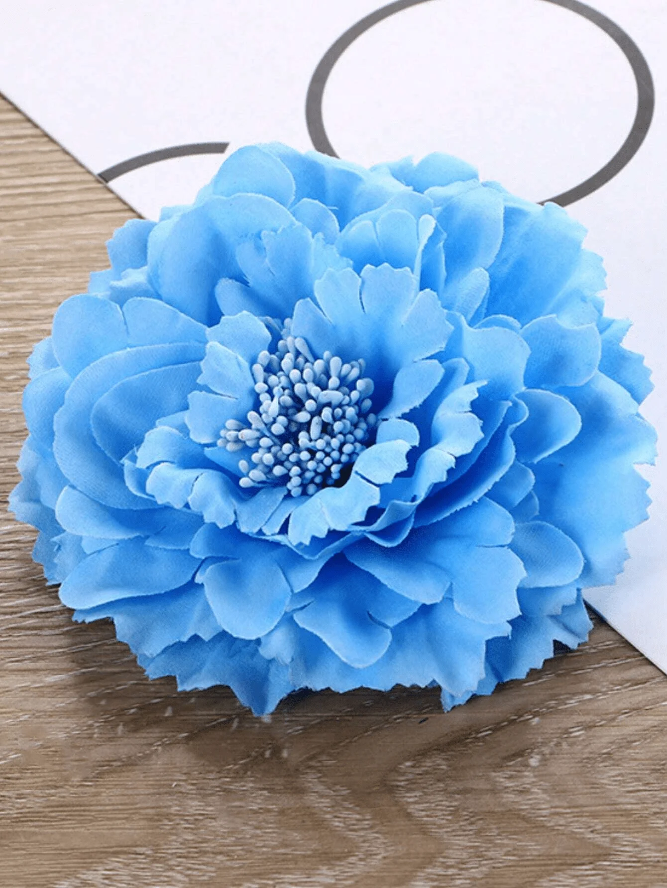 Fashion Peony Flower Women Hair Clip DIY Straw Hat Accessories Beach Holiday Bohemia Emulation Girl Hair Barrettes Headband