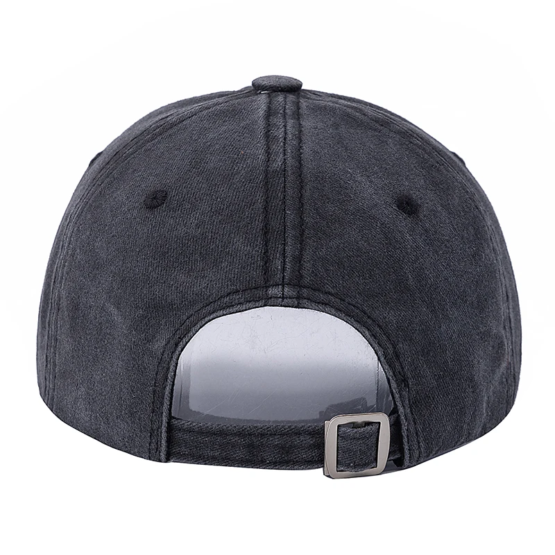 New Style Unisex Washed Cotton Vintage Baseball Cap Mountain Peak Embroidery Outdoor Sports Dad Hat For Men And Women